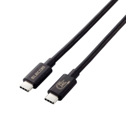 USB4P[u/C-C^Cv/Fؕi/USB Power DeliveryΉ/240W/80Gbps/1.0m/ubN USB4-V2CCE10NBK